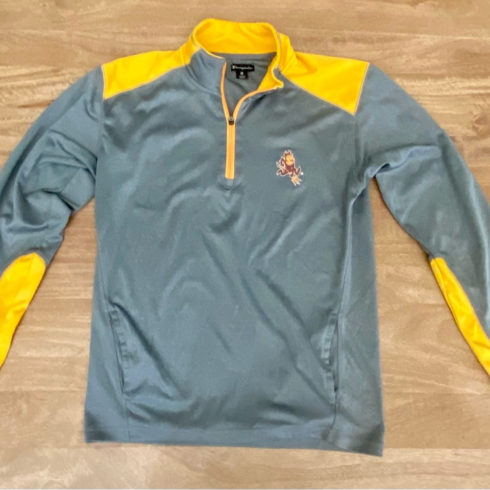 Champion ASU Arizona State Sun Devil Old School Sparky Logo Quarter-Zip Pullover